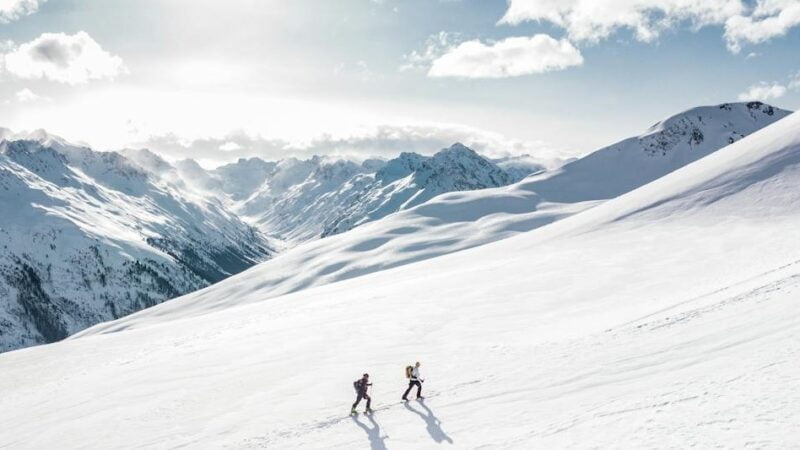 Hiking at high Altitude Mountain