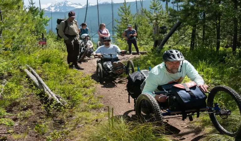 Adaptive hiking