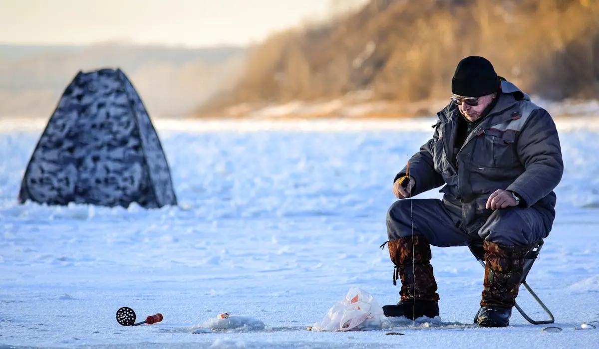 Ice fishing