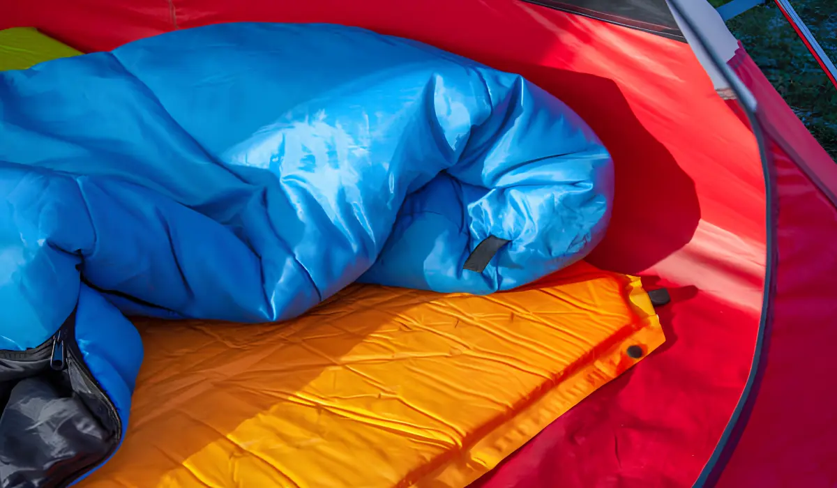 Camping tent air mattress