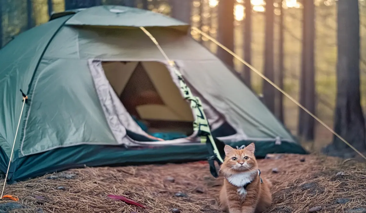 Choosing a Cat-Friendly Campsite for camping with a cat