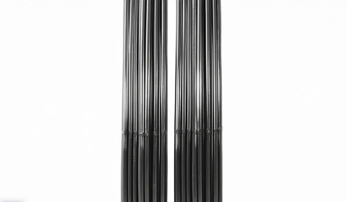 Fiberglass tent poles, which are also used as tent poles