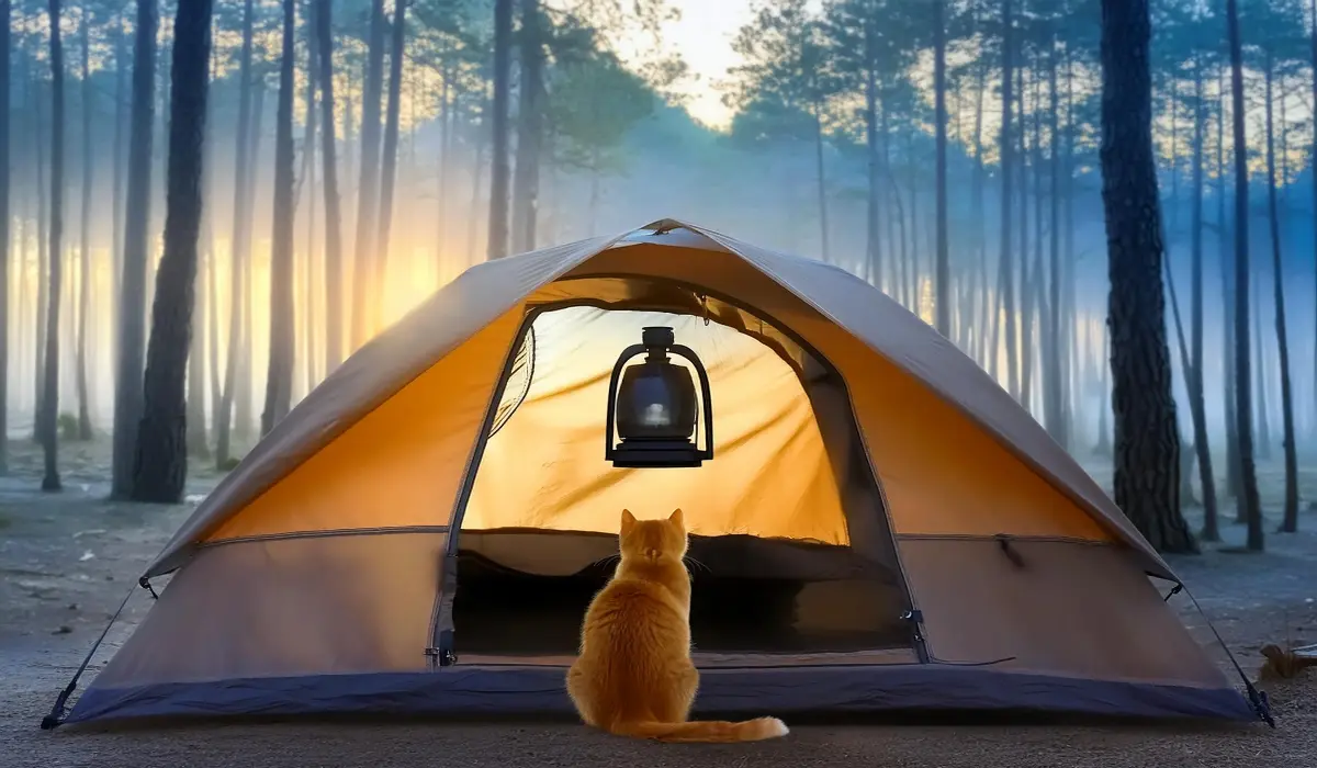 Safety Tips for Camping with Cats.